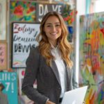 Émilie Devaux, entrepreneure française, développe une entreprise innovante dans le secteur technologique.