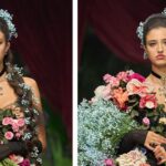 Léonie Cassel, fille de Monica Bellucci et Vincent Cassel, défile pour Dolce&Gabbana.