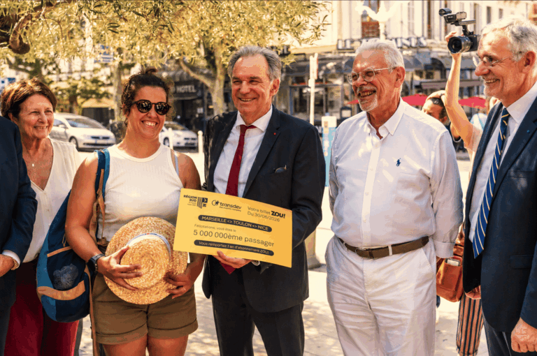 Ligne Marseille–Nice : plus de 5 millions de voyageurs depuis l’ouverture à la concurrence.