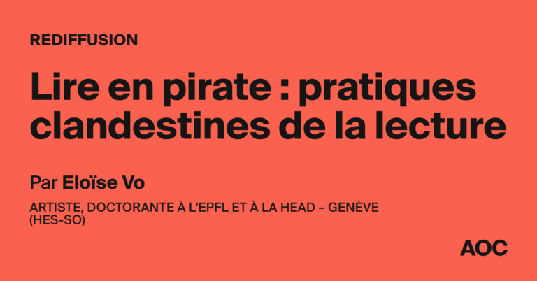 Pratiques clandestines de la lecture : enquête sur la piraterie littéraire en France