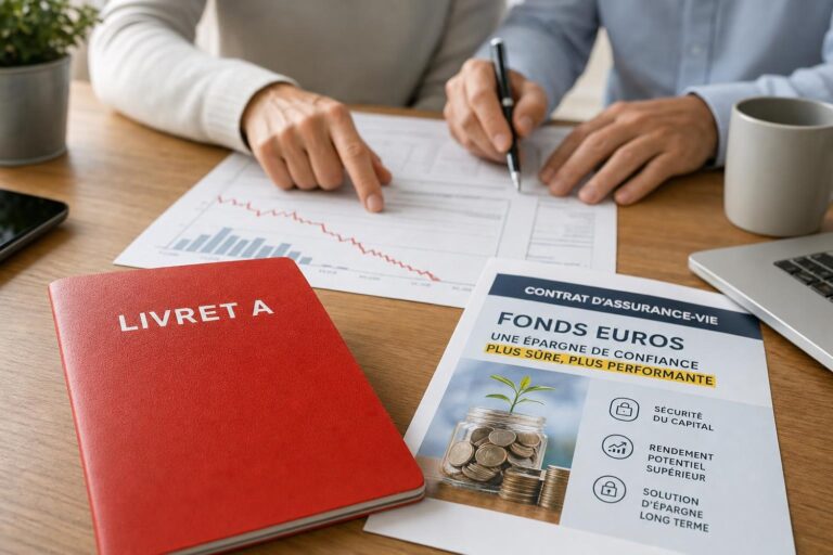 Livret A et fonds euros : une comparaison des rendements en assurance vie.