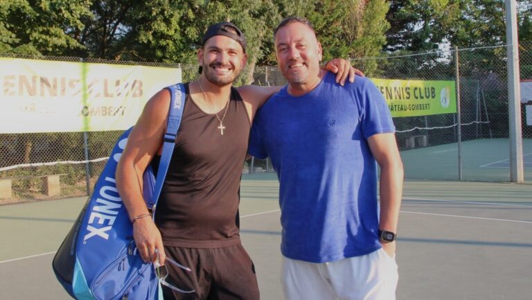 Julien Habrant remporte des victoires au tournoi de para tennis à Château Gombert.
