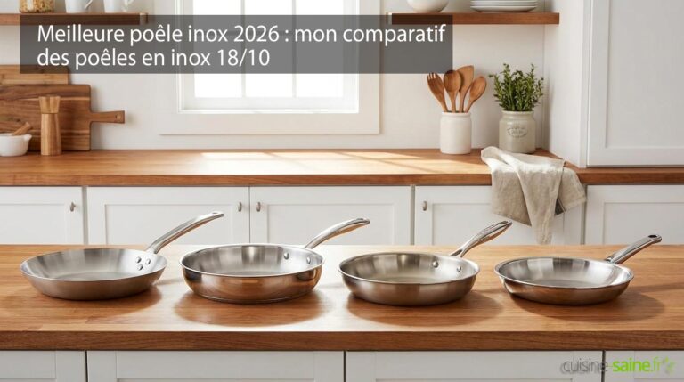 Comparatif des poêles en inox 18/10 : caractéristiques et performances évaluées