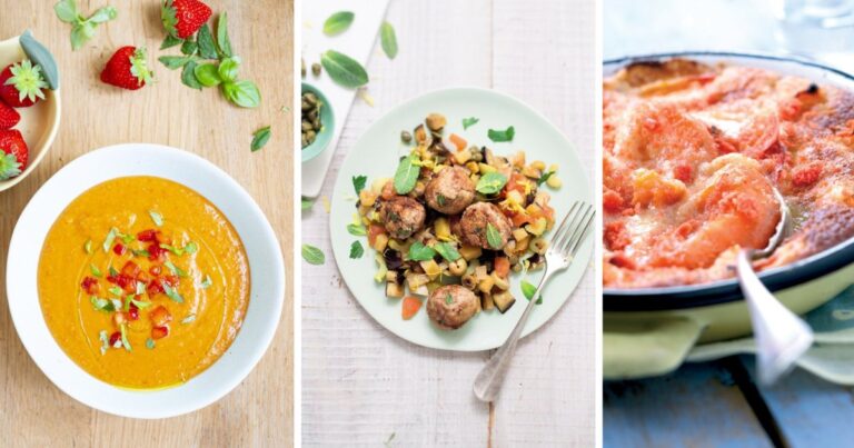 Menu du jour coloré pour célébrer le 14 juillet en France avec des plats traditionnels.