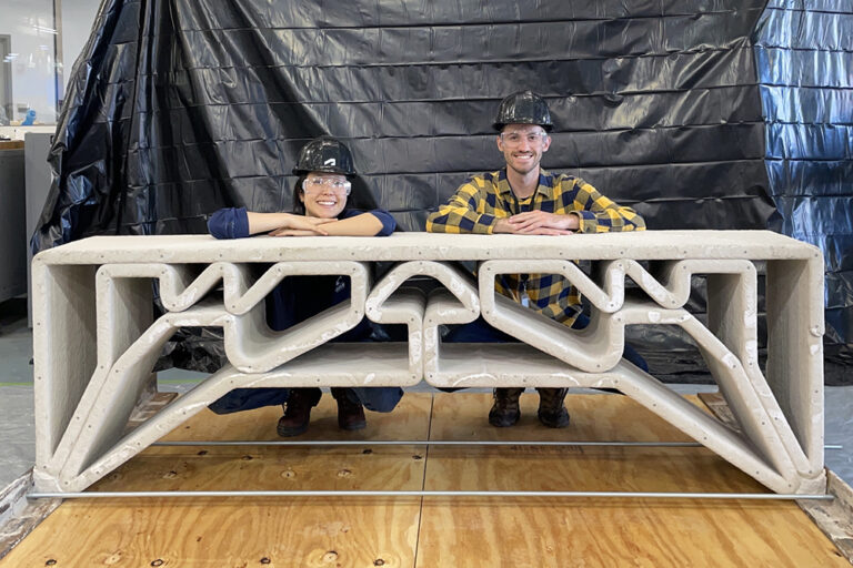 Un pont en béton imprimé en 3D ouvre la voie à une construction plus écologique au MIT.