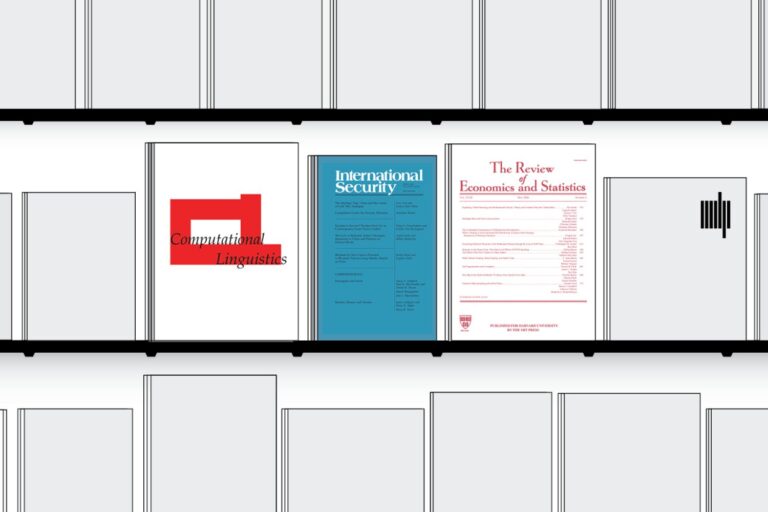 Trois revues de MIT Press obtiennent le classement No. 1 de Clarivate dans leurs domaines respectifs