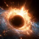 La NASA observe un trou noir supermassif en train d’absorber de la matière.