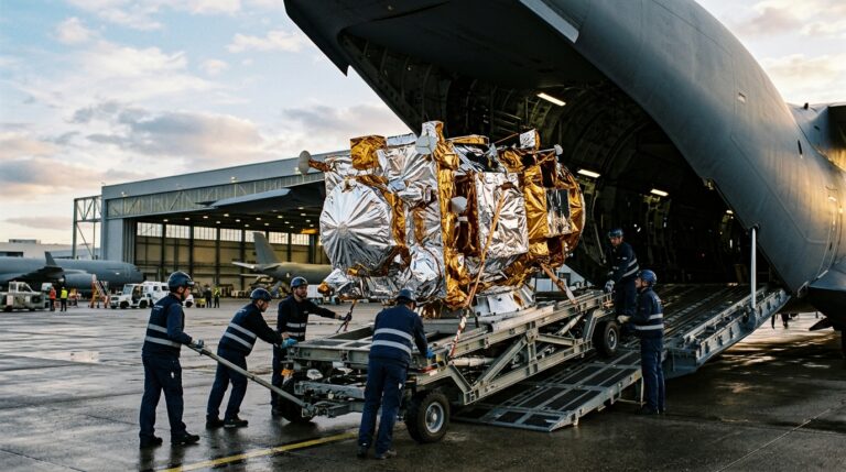 Le satellite météo MTG-I2 quittera bientôt l’Europe pour sa mission opérationnelle.