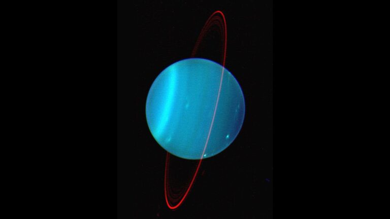 Uranus inclinée à 98° : une énigme pour les astronomes du monde entier.