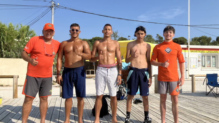 Quatre enfants sauvés de la noyade à Vitrolles sur la page des Marettes.