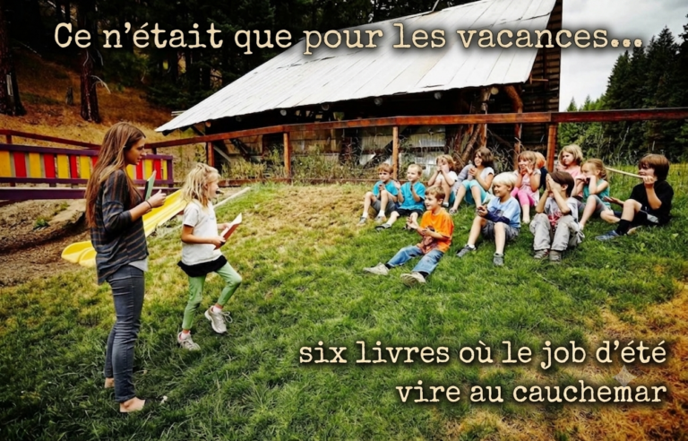 Six livres illustrant les dérives des jobs d’été en milieu professionnel.