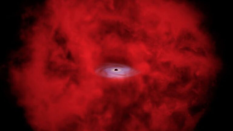 Le télescope James-Webb détecte un mystérieux « petit point rouge » dans l’univers.