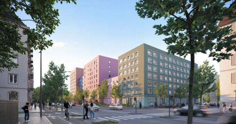 Strasbourg : la résidence universitaire du Crous dévoile 482 logements et 1 600 m² d’espaces verts.
