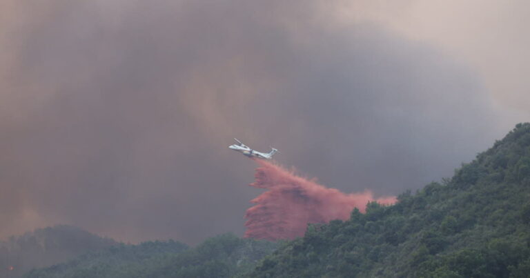 Incendie à Die : 1000 hectares brûlés, villages évacués en Drôme.