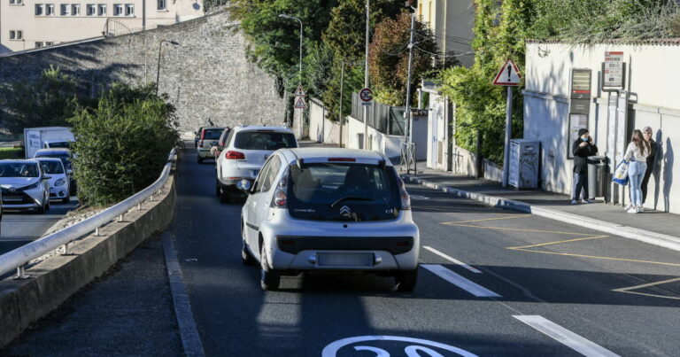 Travaux d’urgence lancés pour préserver le mur de la montée des Génovéfains à Lyon.