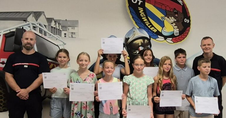 Remise de diplôme de secourisme pour onze enfants à Ingwiller