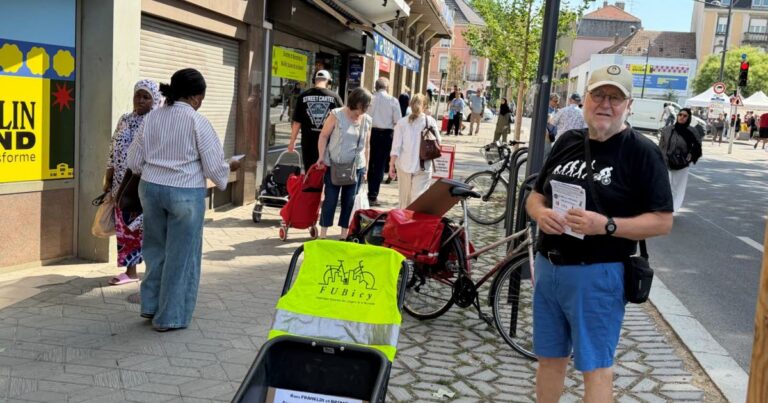 Mulhouse : nouvelle action pour limiter la circulation automobile secteur Briand-Franklin