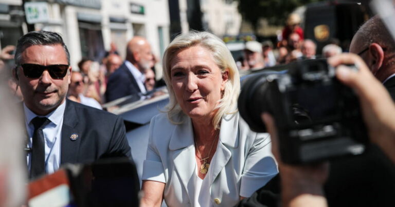Présidentielle 2027 : Le Pen écarte les menaces judiciaires et reste en tête des sondages.