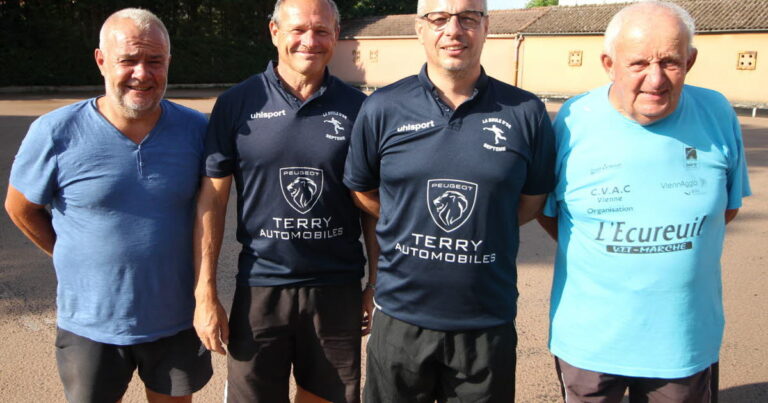 Championnats de France : Jars et Tracanelli de Septème remportent la médaille d’or en boules.