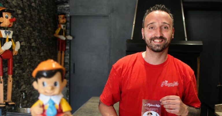 Passage de relais pour le service de pizzas à emporter Le Pinocchio à Lauw.
