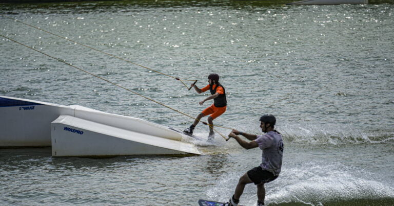 Bartenheim : l’East Park filtre et oxygène l’eau à travers des activités nautiques.