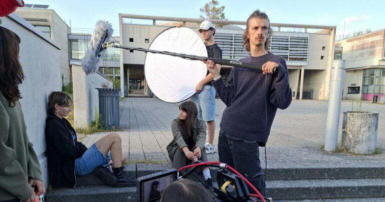 Wissembourg : de jeunes cinéastes en tournage pour leur premier long-métrage local.