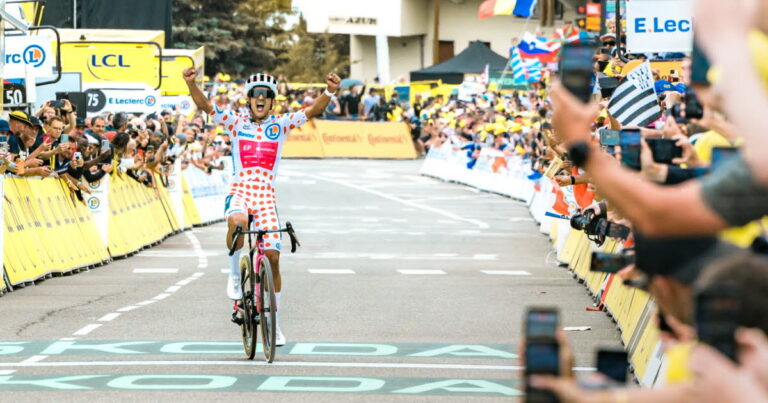 Tour de France 2026 : Chutes et efforts marquent la 20e étape à l’Alpe d’Huez.