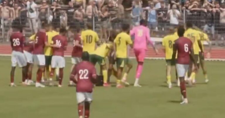 Violente altercation lors d’un match amical : une arbitre de Ligue 2 projetée au sol.