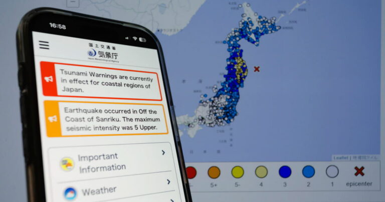 Un séisme de magnitude 7,1 secoue Kyushu, alerte au tsunami émise par les autorités japonaises.