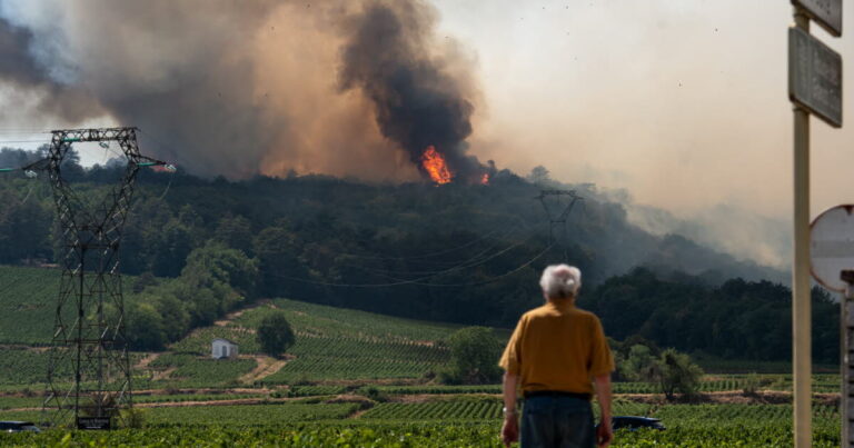 Alerte maximale pour incendies en Bourgogne, Franche-Comté, Lorraine et Alsace.