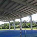 Des ombrières photovoltaïques installées sur le complexe sportif Milliat à Tignieu-Jameyzieu
