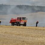 Sécheresse en Charente : les pompiers engagés dans la lutte contre les feux de végétation.