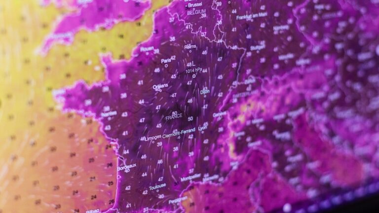 Canicule en France : Bordeaux à 41°, Toulouse à 39°, le jet stream retient une masse d’air chaud.