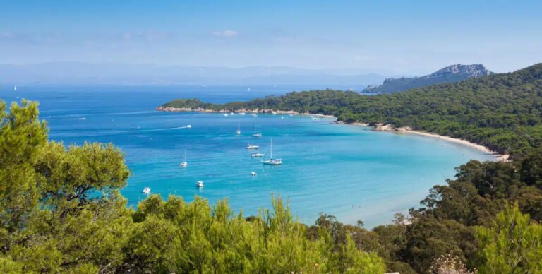 Plage de Porquerolles classée parmi les plus belles d’Europe pour un été tranquille.