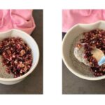 Pudding de chia et granola express aux fruits rouges : une option nutritive pour le petit-déjeuner.