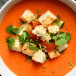 Recette de velouté de poivrons rouges et gingembre pour une cuisine saine et rapide