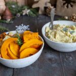 Accompagnements festifs de Noël : purée crémeuse et légumes rôtis en vedette