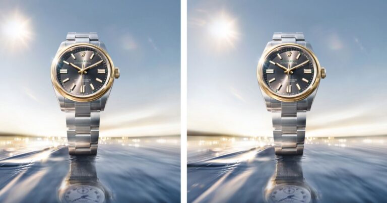 Rolex présente une nouvelle version du boîtier Oyster pour son centenaire.