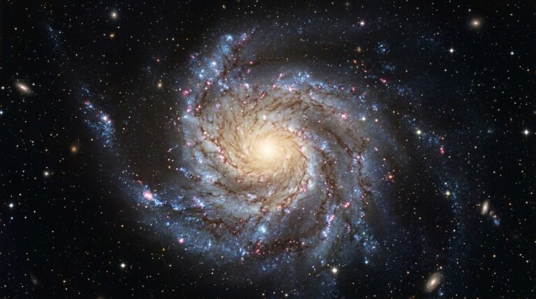 Rotation des galaxies : la matière visible insuffisante pour expliquer leur mouvement.