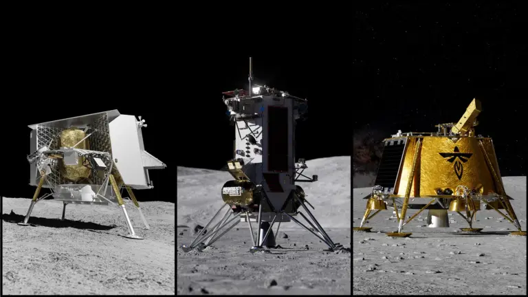 NASA annonce quatre nouvelles missions de lander lunaire.