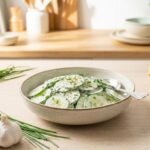 Salade de concombre à la crème sans lactose : une alternative pour les régimes alimentaires spécifiques