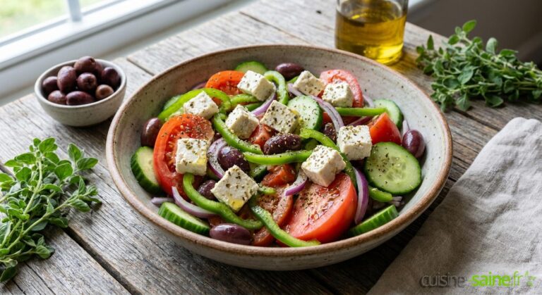 Recette de salade grecque sans lactose : une option saine pour les intolérants alimentaires