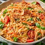 Salade sauce cacahuète : recette rapide sans cuisson en 10 minutes pour les repas d&rsquo;été