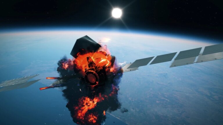 Un satellite Starlink explose en orbite et tombe vers la Terre, alerte des autorités.
