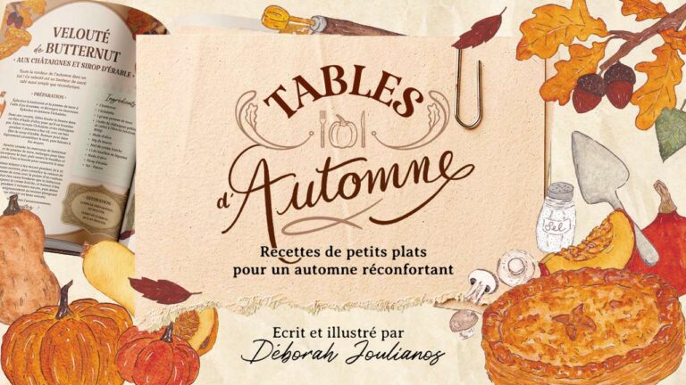 Recettes illustrées de petits plats réconfortants pour l’automne en France