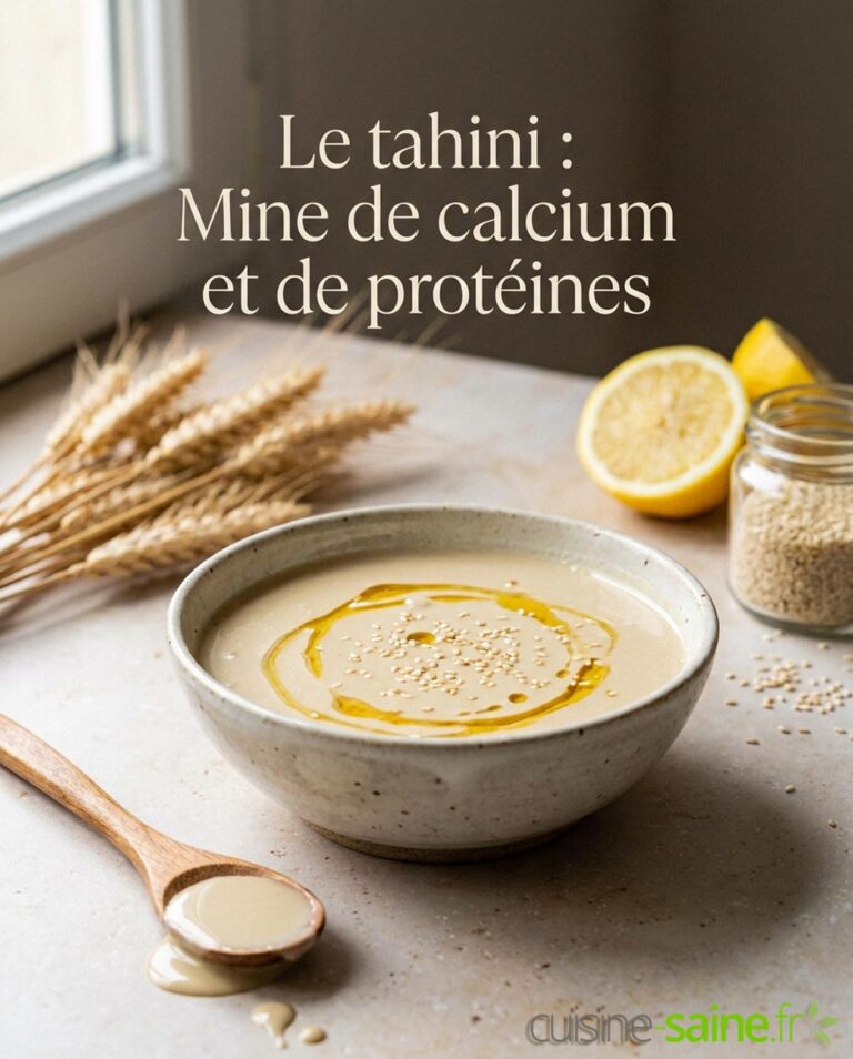 Le tahini : critères de choix et usages pour une source de calcium et protéines.