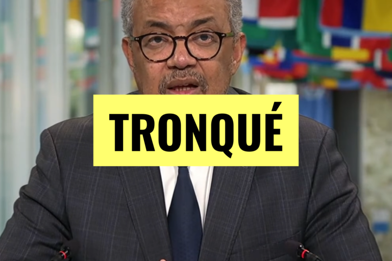 L’OMS dément l’appel de son directeur général à rendre l’agriculture illégale