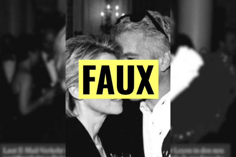 Ursula von der Leyen dément l’authenticité d’une photo avec Jeffrey Epstein.