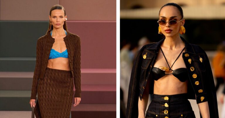 Le bikini porté comme un top classique : une tendance mode adoptée par plusieurs influenceurs.
