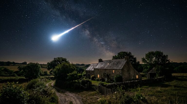 Un bolide traverse le ciel du nord-ouest de la France, enquête en cours sur son origine.